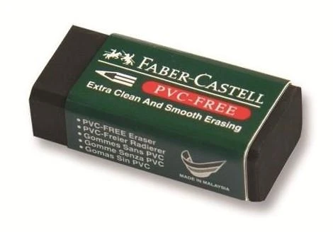 Faber Castell Küçük Boy Pvc Free SİYAH Silgi No:30 ( 30 Adet ) - 4