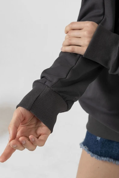 Jennie Mantra Füme Kadın 2ip Kapşonlu - Resim 8