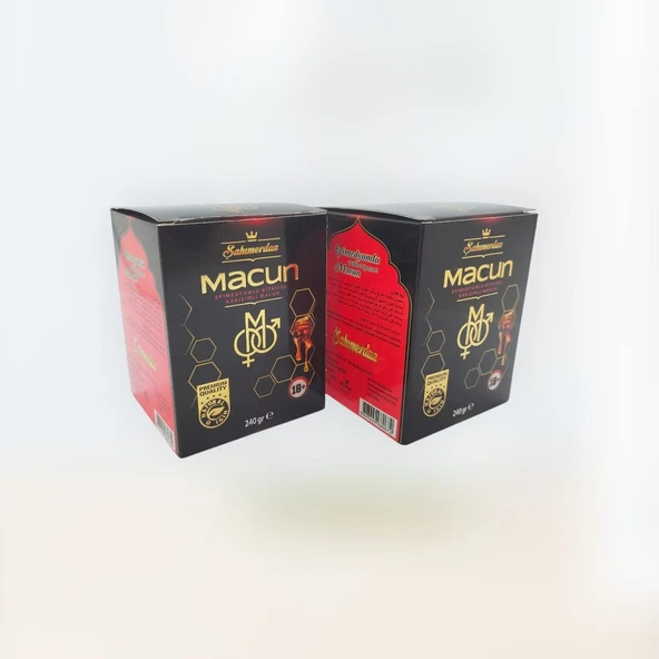 ŞAHIMERDAN MACUN 2 ADET 240 GR BALLI BİTKİSEL MACUN - 2