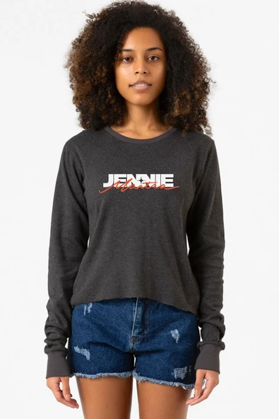 Jennie Mantra Füme Ekstra Uzunkol Sweatshirt ürün görseli