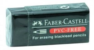 Faber Castell Küçük Boy Pvc Free SİYAH Silgi No:30 ( 30 Adet ) - 3