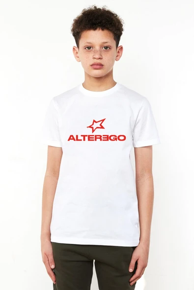 Lisa Alter Ego Beyaz Çocuk Bisikletyaka Tshirt