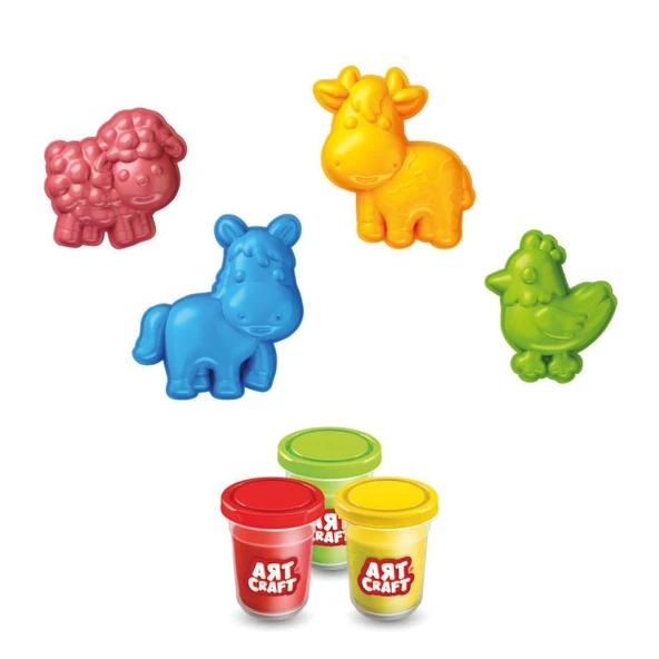 Art Craft Çiftlik Hayvanları Oyun Hamuru Seti 168 Gr. - 2