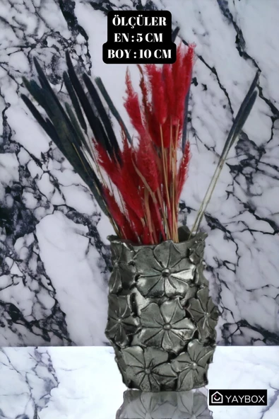 Dekoratif Vazo El Yapımı Model 16 - Resim 6