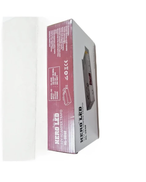 LED ADAPTÖRÜ  500W 40A 12V Kalın Kasa Şerit LED Trafosu - 3