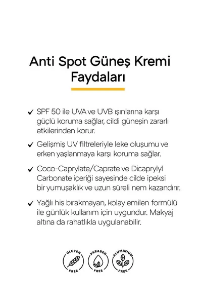 Clooe 2’li Güneş Kremi SPF 50 Leke Karşıtı Vegan Glutensiz 50ML x 2 - 3