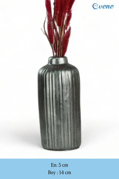 Vazo Küçük Vazo Masa Üstü Vazo Ev Dekorasyon Vazo Model 22 - Resim 12