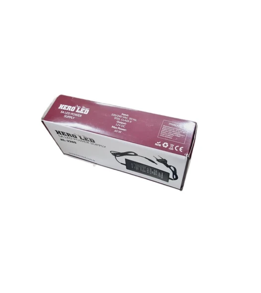 ADAPTÖR Hero LED 12V 5A Fişli Adaptör – Güçlü, Güvenli ve Pratik Çözüm - 2