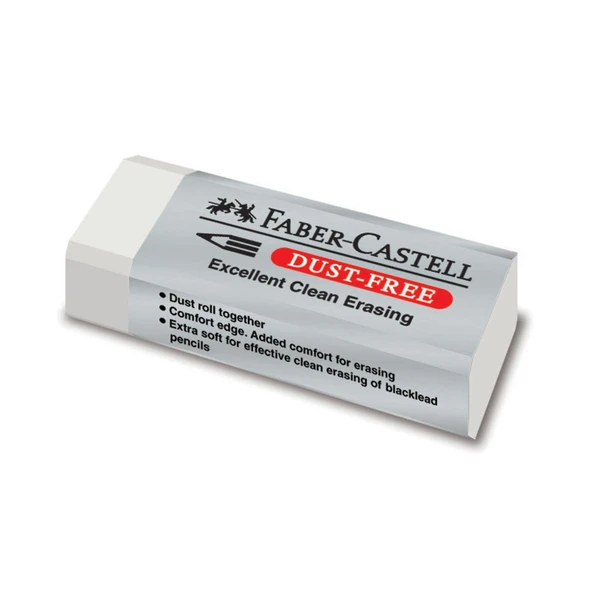 Faber Castell Dust Free Silgi Büyük Boy Beyaz No:20