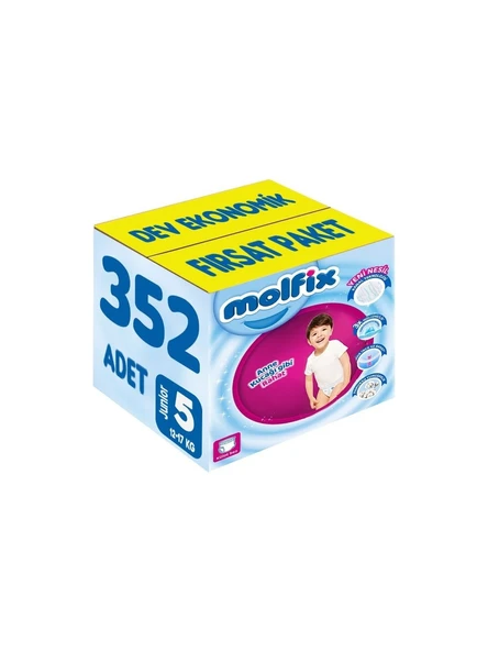 Molfix 5 Numara Junior 352'li Külot Bez ürün görseli