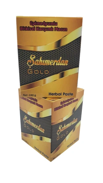 ŞAHIMERDAN MACUN 2 ADET 240 GR BALLI BİTKİSEL MACUN - 3