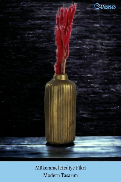 Vazo Küçük Vazo Masa Üstü Vazo Ev Dekorasyon Vazo Model 22 - Resim 9