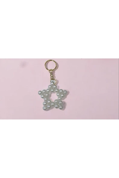 BUTİK CENTER Inci Yıldız Anahtarlık Nişan Söz Hediyelik - 2