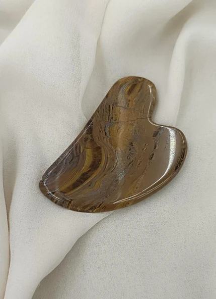Kaplan Gözü Doğal Taş Gua Sha Yüz Masaj - 3