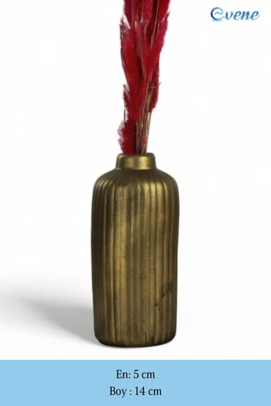 Vazo Küçük Vazo Masa Üstü Vazo Ev Dekorasyon Vazo Model 22 - Resim 7