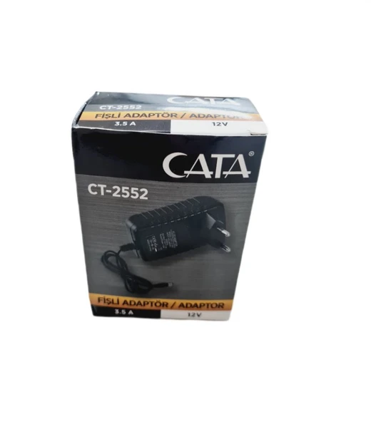 ADAPTÖR Cata CT-2552 12V 3,5A Fişli Adaptör – Güvenli ve Verimli Güç Kaynağı - 2