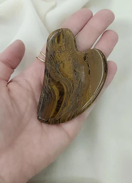 Kaplan Gözü Doğal Taş Gua Sha Yüz Masaj - 2