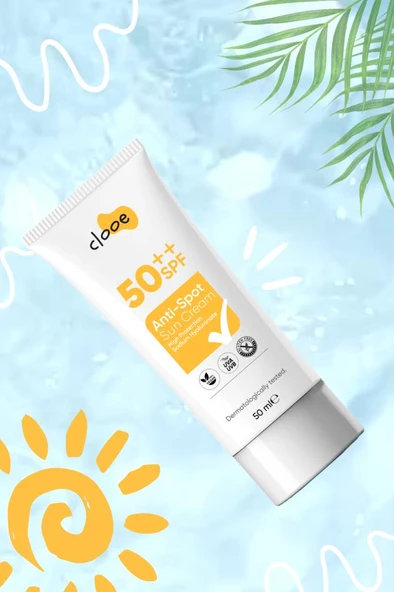 Vegan Glutensiz Leke Karşıtı 50 Spf Güneş Kremi (50ML) Clooe - 2