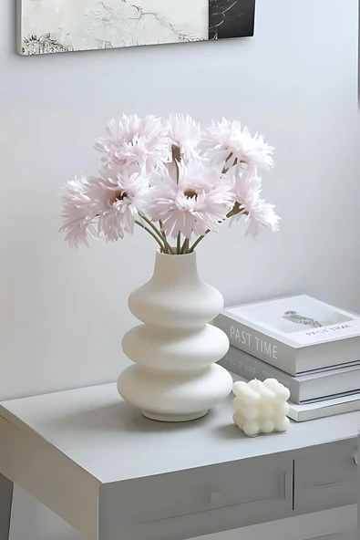 Dekoratif Vazo Obje Ev Dekorasyon Masa Üstü Dekor Vazo Model 5 - Resim 5