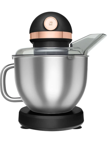 Karaca Mastermaid Chef Pro Çift Kollu 1750 W 5 lt Matte Black Copper Stand Mikser - 2
