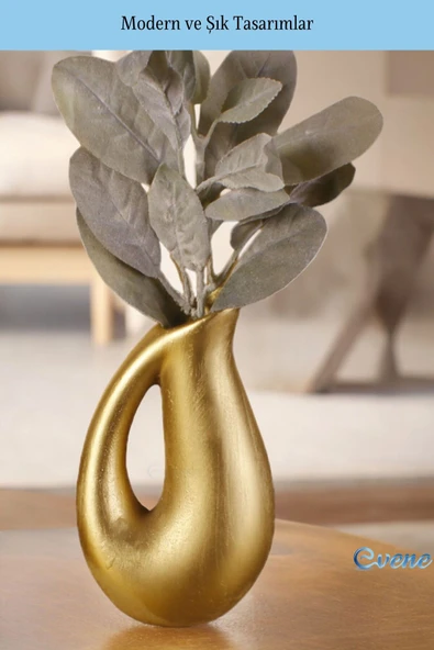 Vazo Küçük Vazo Masa Üstü Vazo Ev Dekorasyon Vazo Model 35 - Resim 4