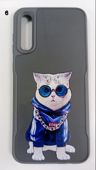 Samsung Galaxy A50 Uyumlu Resimli Slikon Kılıf - 6