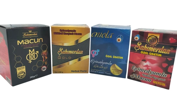 ŞAHIMERDAN MACUN 4 ADET 240 GR BALLI BİTKİSEL MACUN - 2