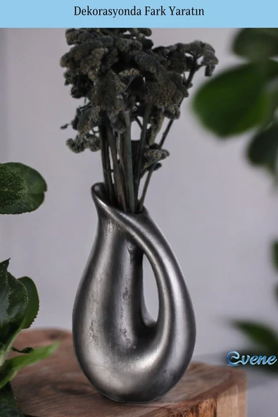 Vazo Küçük Vazo Masa Üstü Vazo Ev Dekorasyon Vazo Model 35 - Resim 12