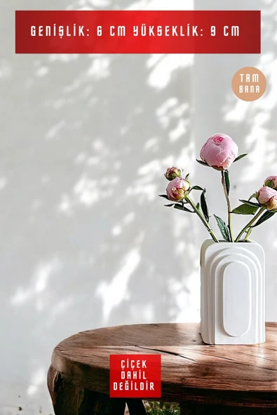 Siyah Dekoratif Vazo Obje Ev Dekorasyon Masa Üstü Dekor Vazo Model 18 - Resim 7