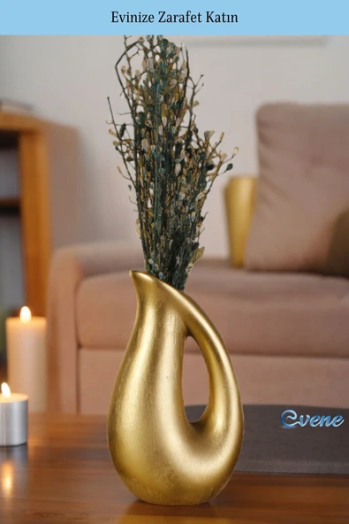 Vazo Küçük Vazo Masa Üstü Vazo Ev Dekorasyon Vazo Model 35 - Resim 3
