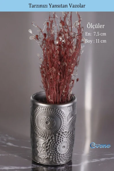 Vazo Küçük Vazo Masa Üstü Vazo Ev Dekorasyon Vazo Model 43 - Resim 2