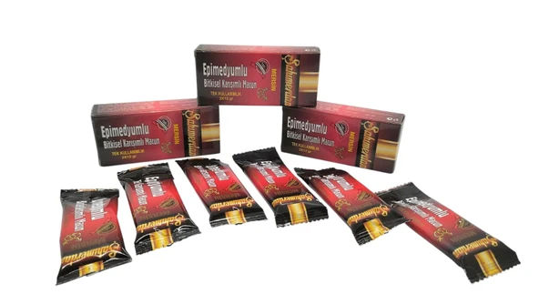 Şahımerdan  Ballı Macun Premium Stick Tek Kullanımlık Özel Macun 3 kutu (kutu içeriği 2 adet  toplamda 6 Adet) - 3