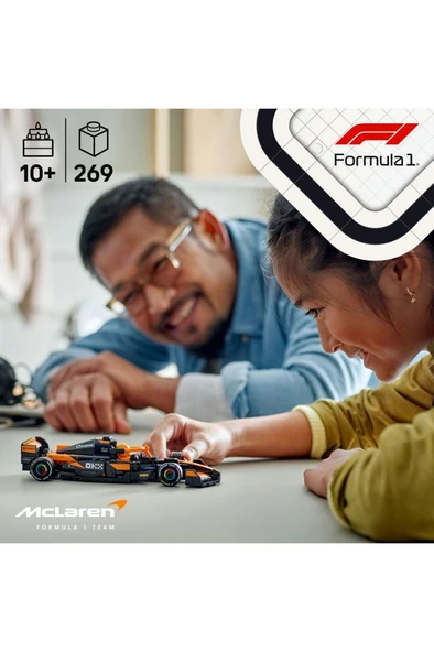 LEGO ® Speed Champions McLaren F1® Team MCL38 Yarış Arabası 77251 - 10+ Oyuncak Yapım Seti(269 Parça) - 7