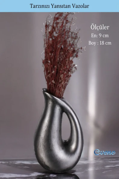 Vazo Küçük Vazo Masa Üstü Vazo Ev Dekorasyon Vazo Model 35 - Resim 10