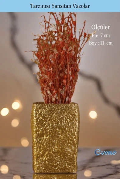 Vazo Küçük Vazo Masa Üstü Vazo Ev Dekorasyon Vazo Model 40 - Resim 2