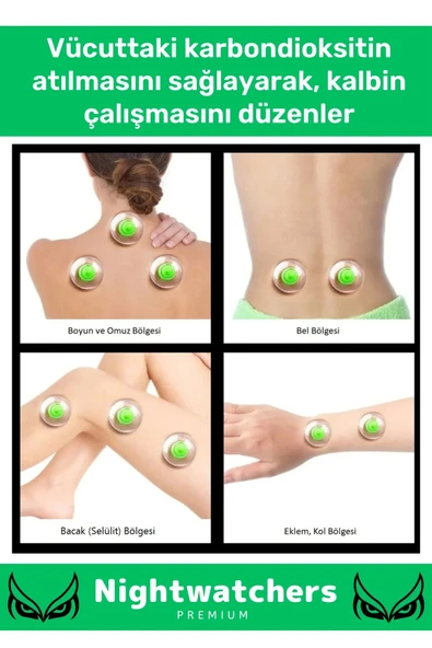 Özel Üretim Canlandırıcı Selülit Çatlak Giderici Vakumlu Masaj Aleti 36'lı Kupa Çekme Hacamat Seti - 3