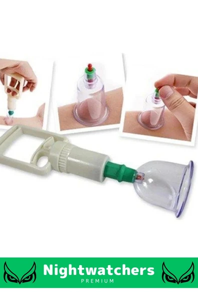 Özel Üretim Canlandırıcı Selülit Çatlak Giderici Vakumlu Masaj Aleti 36'lı Kupa Çekme Hacamat Seti - 4