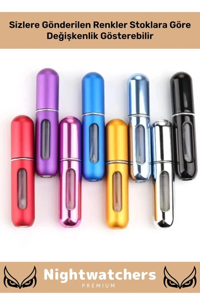 Özel Seri Parfüm Şişesinden Doldurulabilir Taşınabilir Çanta İçi Mini Cep Parfüm Şişesi 5 Ml - 5