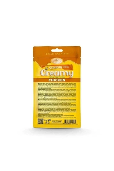 Delibon Creamy Tavuklu Sıvı Kedi Ödül Maması 5x15 gr - 2