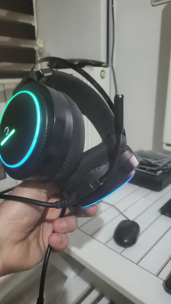 Gamepower luna 7.1 oyuncu kulaklik ikinci el sağlam - 2