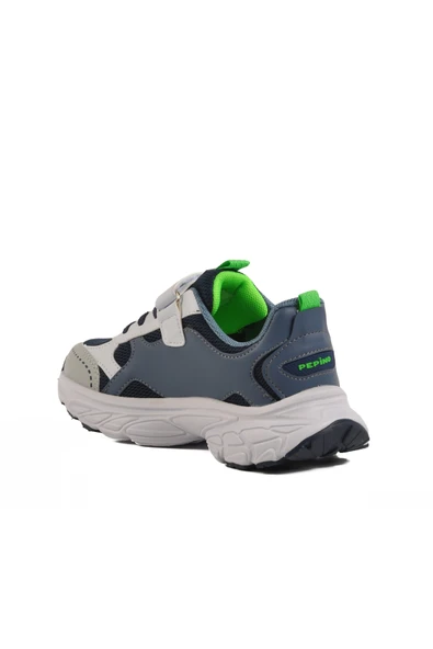 Pepino Lacivert-İndigo Tekstil Erkek Çocuk Spor Ayakkabı - Resim 4