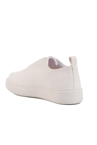 Aspor Beyaz Slip-On Erkek Casual Ayakkabı - Resim 4