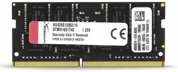 Kingston 8Gb Ddr4 2666Mhz CL15 260 Hyperx HX426s15IB 8GB Notebook Bellek