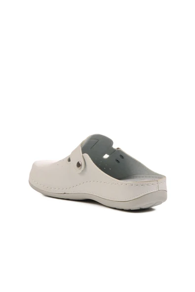 Aspor Beyaz Anatomik Erkek Sabo Terlik - Resim 4