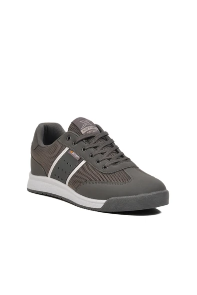 Aspor Füme Beyaz Fileli Hafif Erkek Spor Ayakkabı - Resim 3