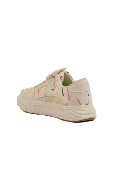 Pepino Krem Cırtlı Fileli Hafif Unisex Çocuk Spor Ayakkabı - 4