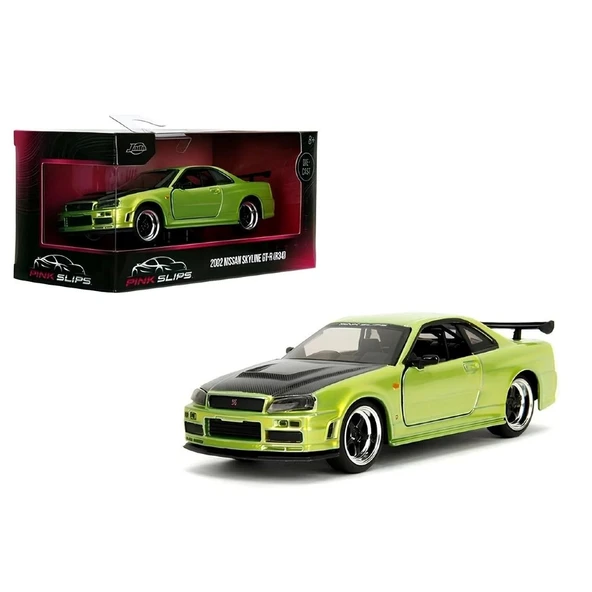 Jada 1:32 Pink Slips 2002 Nissan Skyline GT-R (R34)