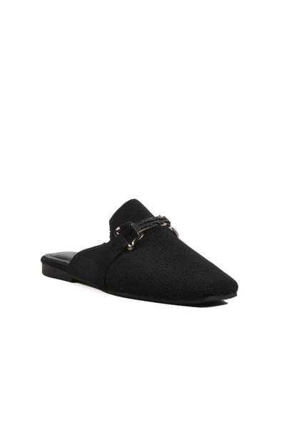 Aspor Siyah Triko Hafif İnce Taban Önü Kapalı Kadın Terlik - 3