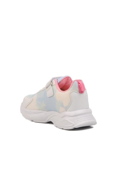 Aspor Beyaz Mavi Fileli Cırtlı Kız Çocuk Spor Ayakkabı - 4