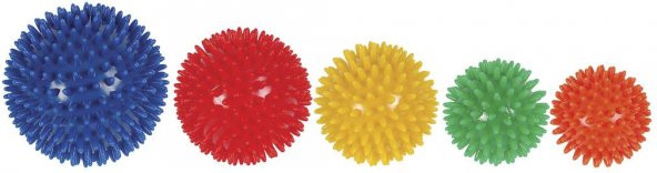 MVS EL EGZERSİZ MASAJ VE DUYU TOPU , YUMUŞAK DİKENLİ TOP SARI RENK  8 CM - 2